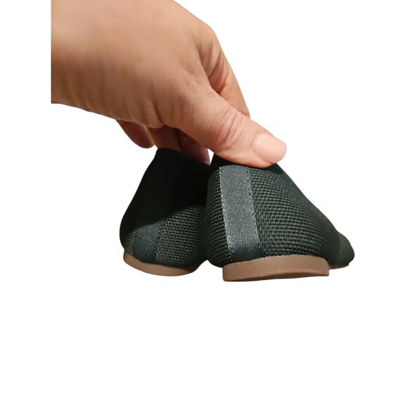 Cynthia Rowley Chelsea green flats point toe like Rothys sz 8.5 SH353 - Picture 5 of 6